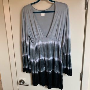 Tie dye beach cover up